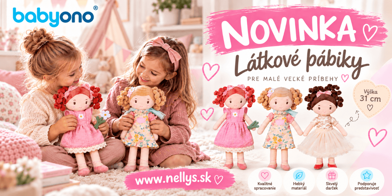 Hebké novinky do detskej výbavičky: látkové bábiky a obojstranná deka pre najmenších