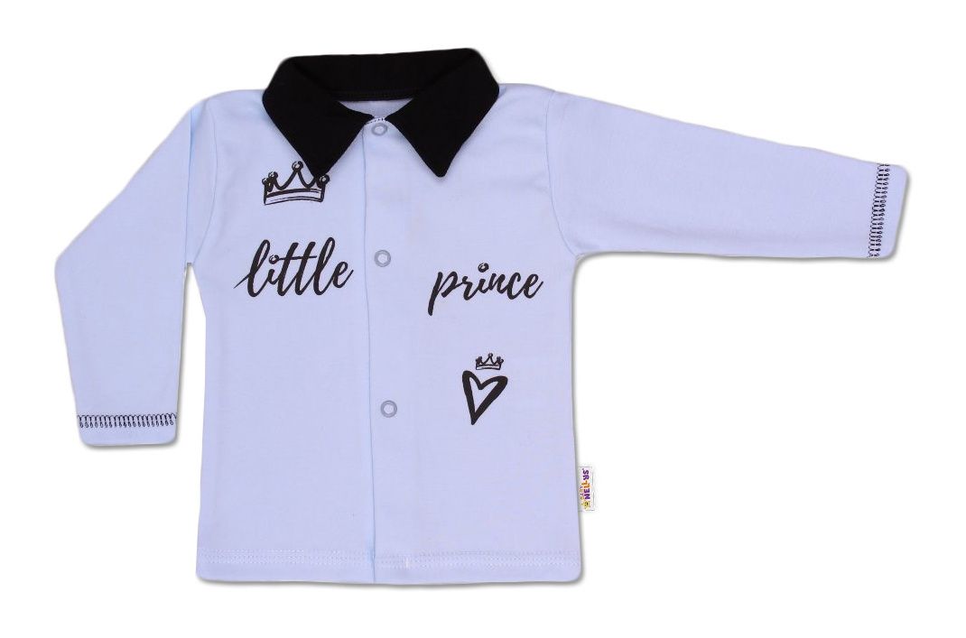 baby-nellys-bavlnena-kosielka-little-prince-modra-vel-68