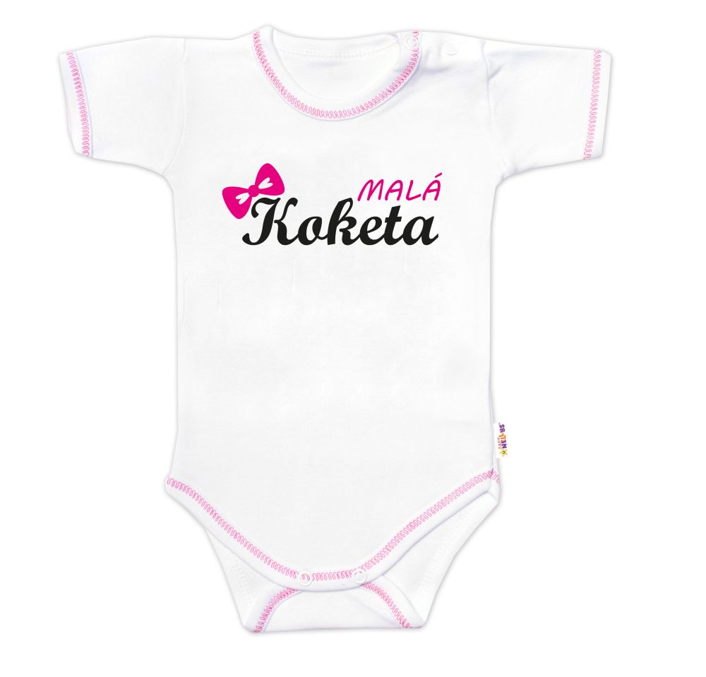body-kratky-rukav-s-vtipnym-textom-baby-nellys-mala-koketa-holka-vel-86